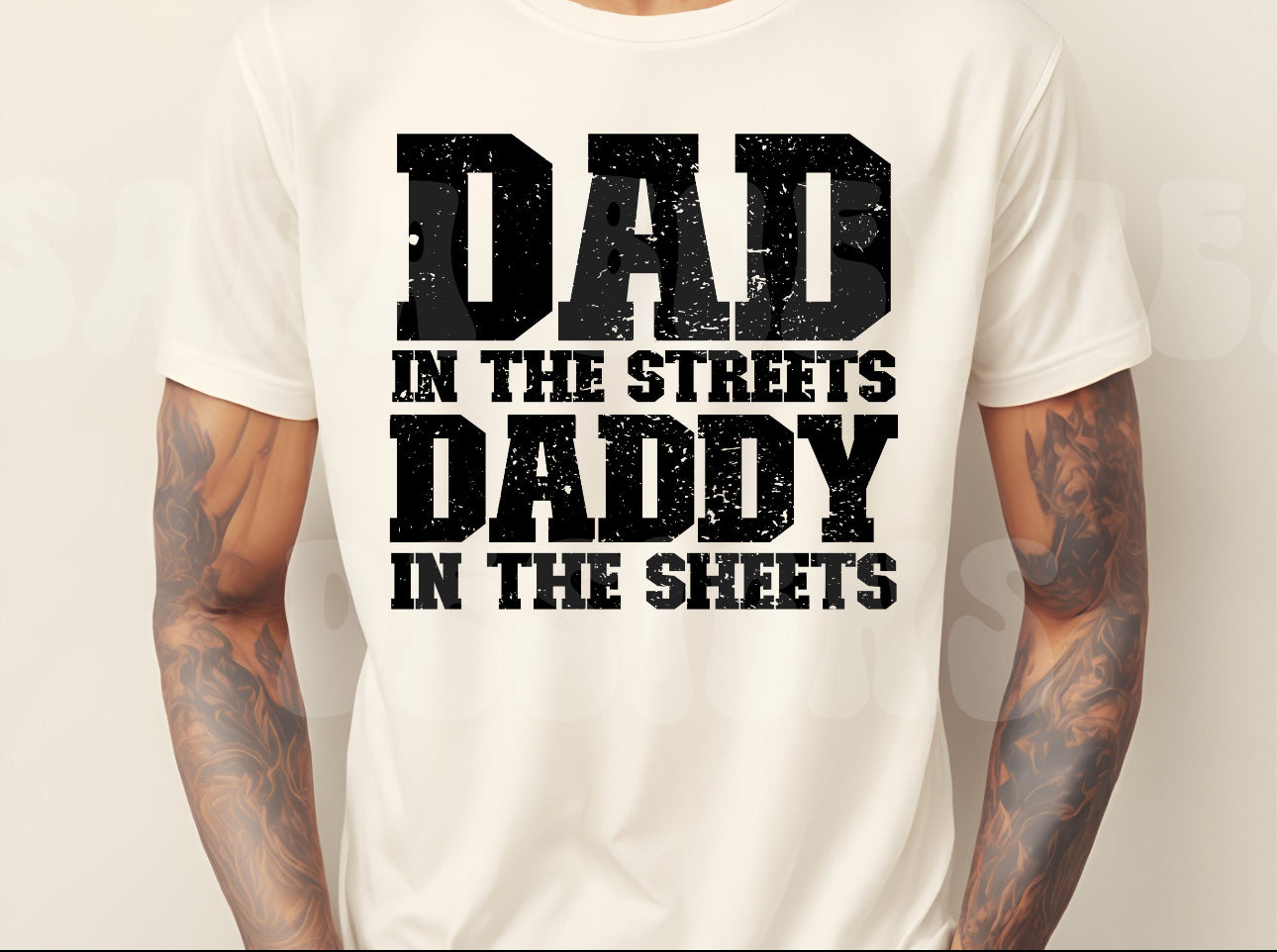 Dad in the streets…